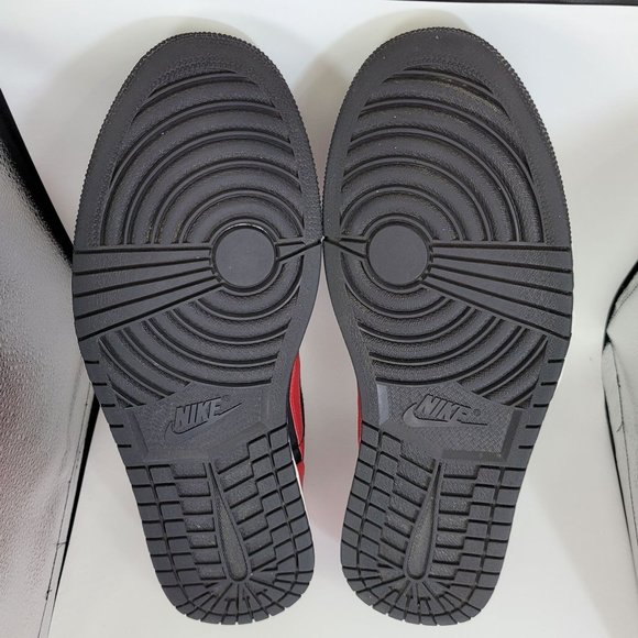 Nike Air Jordan 1 Retro Low 2014 Black Gym Red BRED 553558-001 US Size 13 - Picture 7 of 8